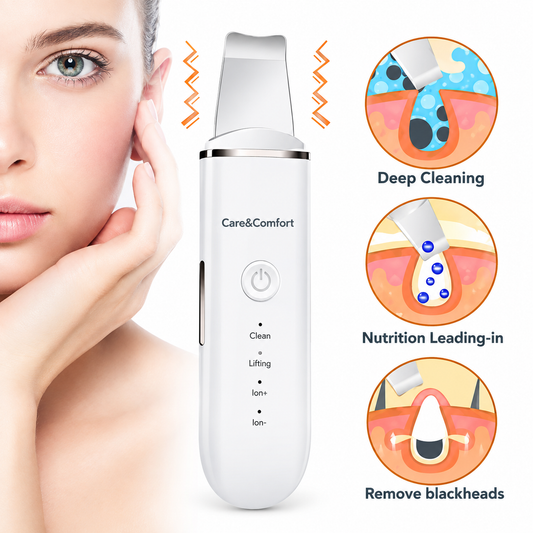 Facia lScrubber - Ultrasonic Face Skin Scrubber Deep Face Cleasing Device