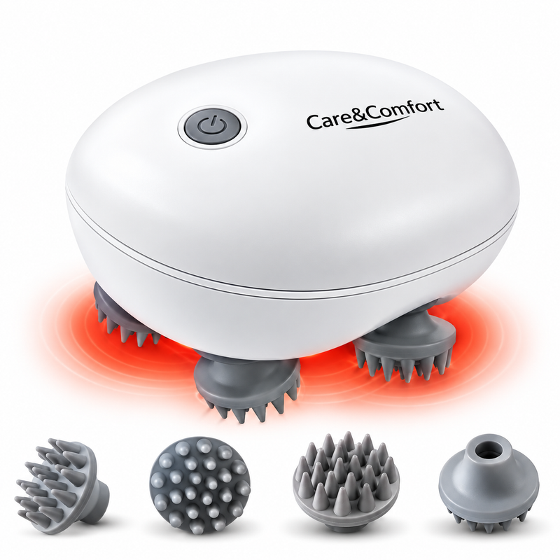 Smart Scalp Massager For Hair Growth & Stress Relief | Waterproof Head Massager