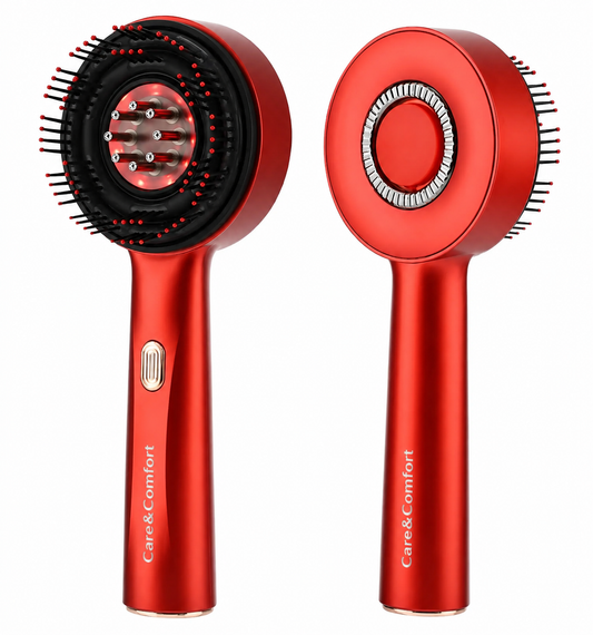 Electric Scalp Massage Comb Hair Growth, Red Light Therapy Brush Head Massager