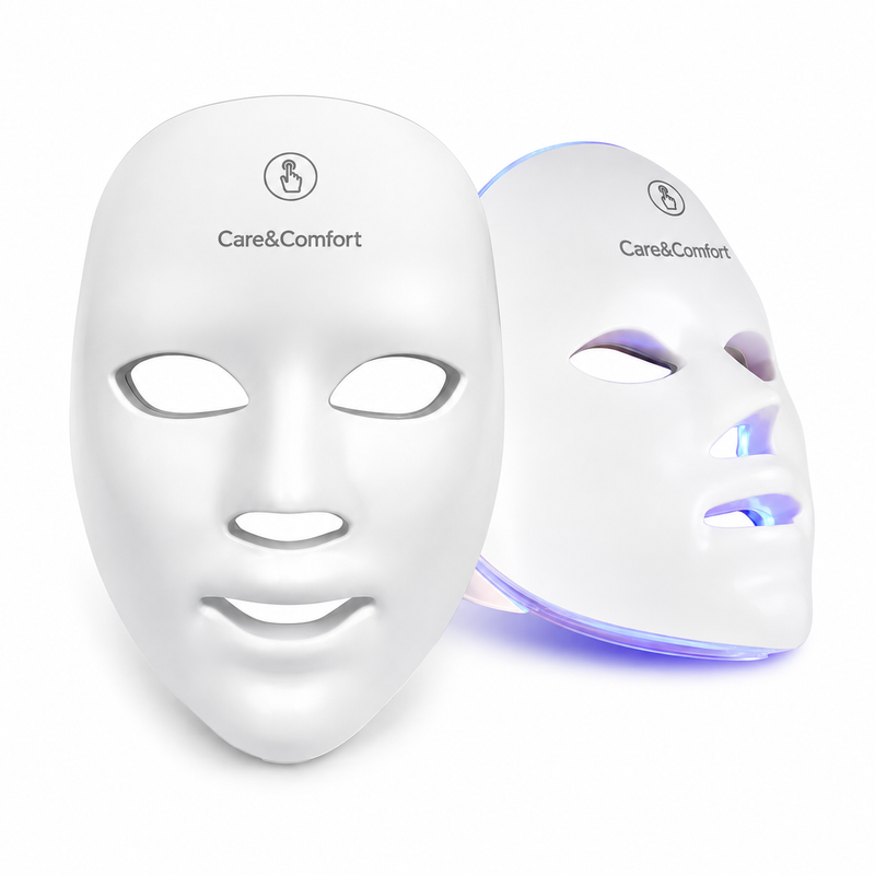 LED Hdra Face Mask - 7 Colors Facial LED Mask Photon Skin Therapy Rejuvenation Wireless Anti Aging