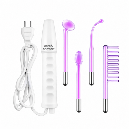 High Frequency Facial Beauty Device with 4 Probes, High Frequency Wand, Radio Frequency Face Acne Treatment Device for Skin Removal Wrinkles Fine Lines